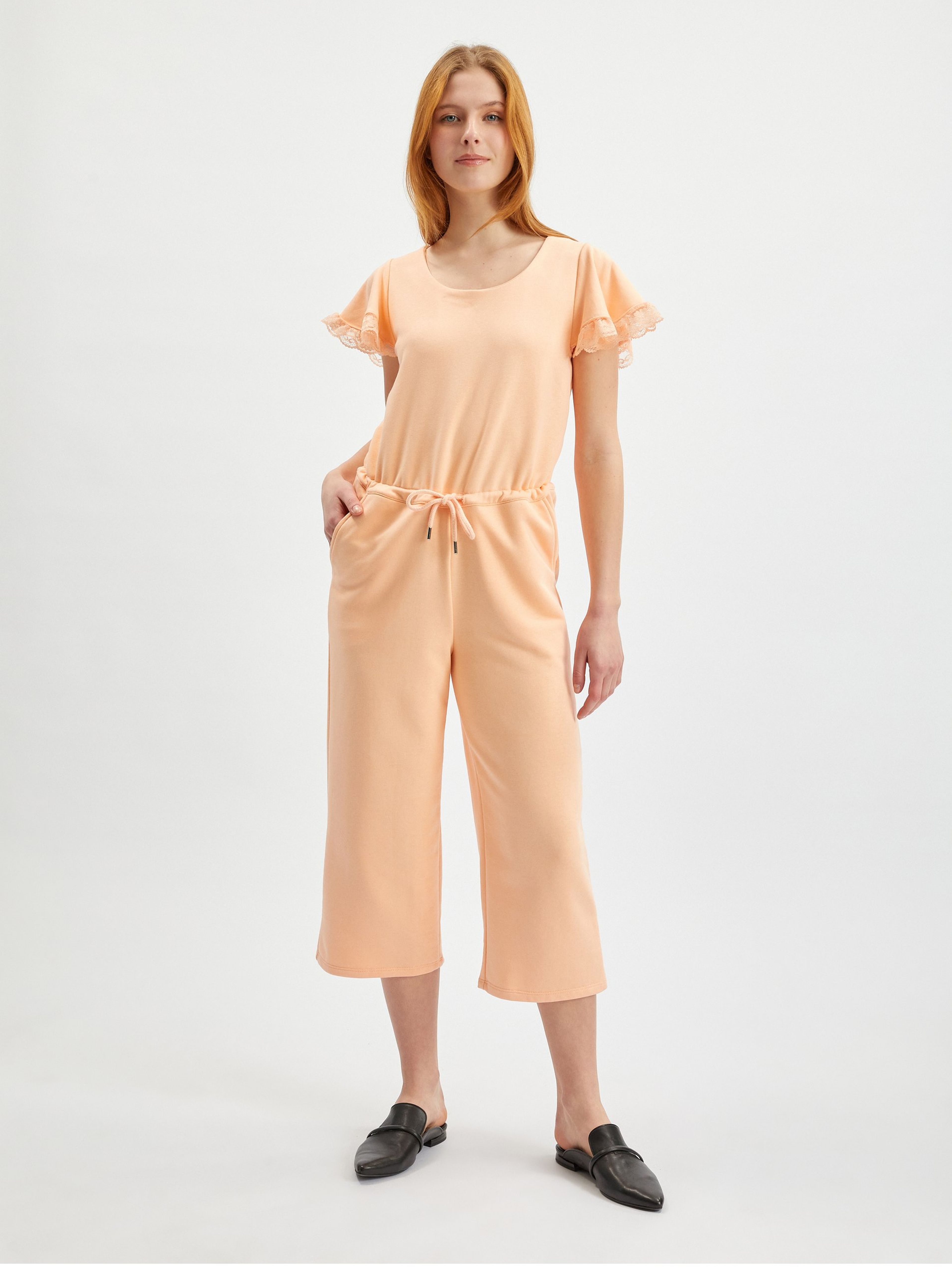 Apricotfarbener Damen-Jumpsuit ORSAY