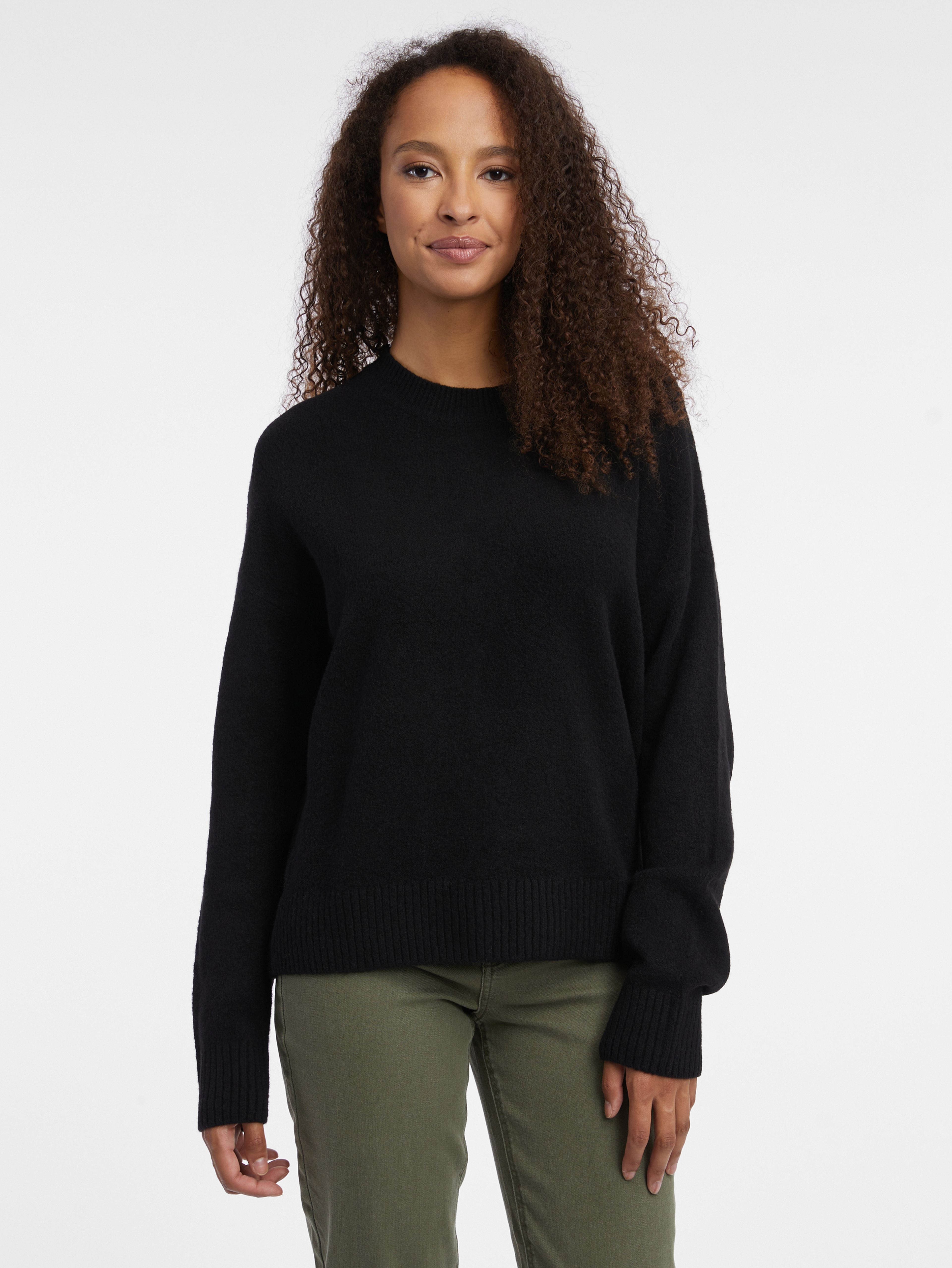 ORSAY fekete női pulóver