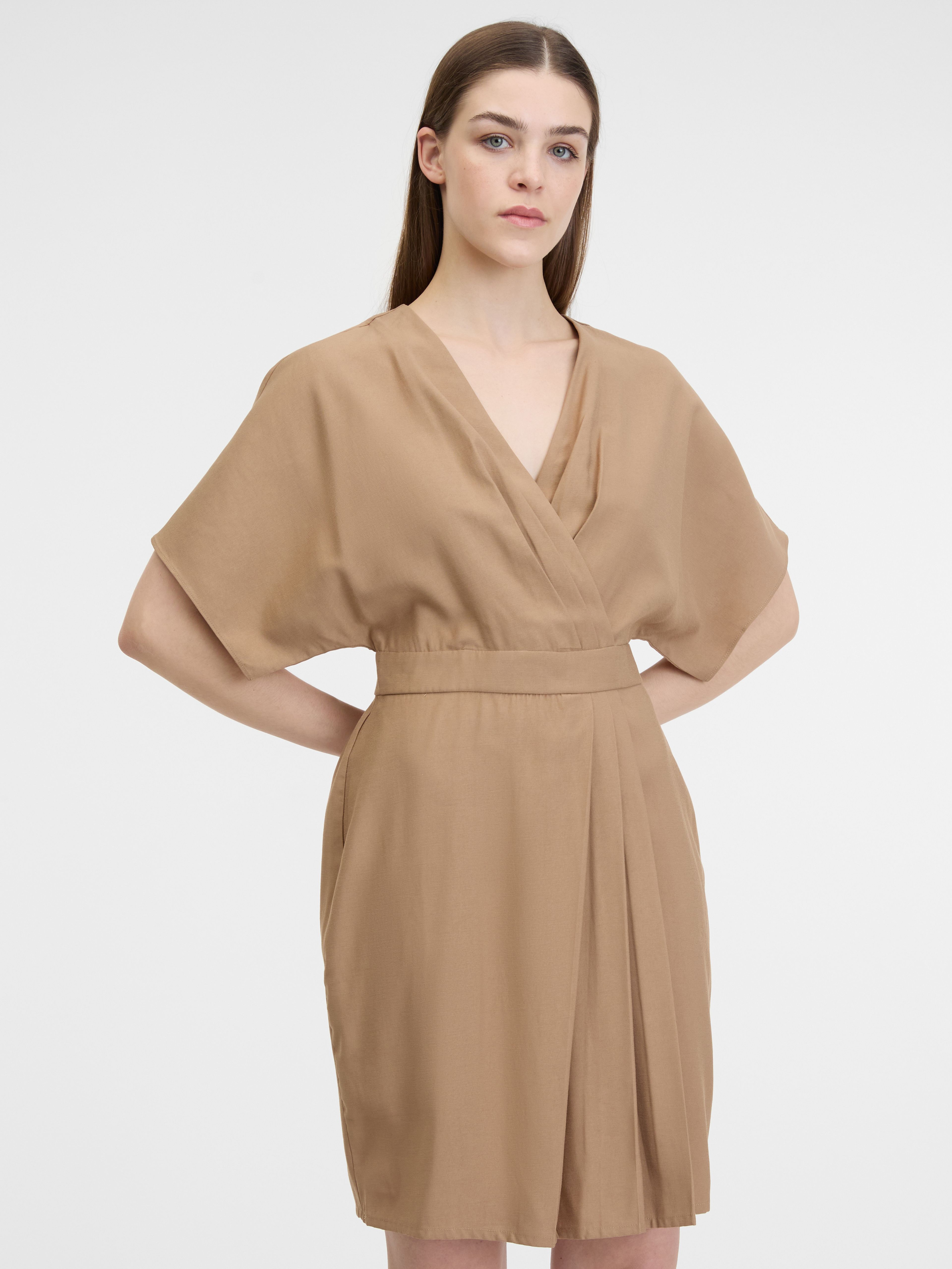 Smeđa ženska haljina ORSAY