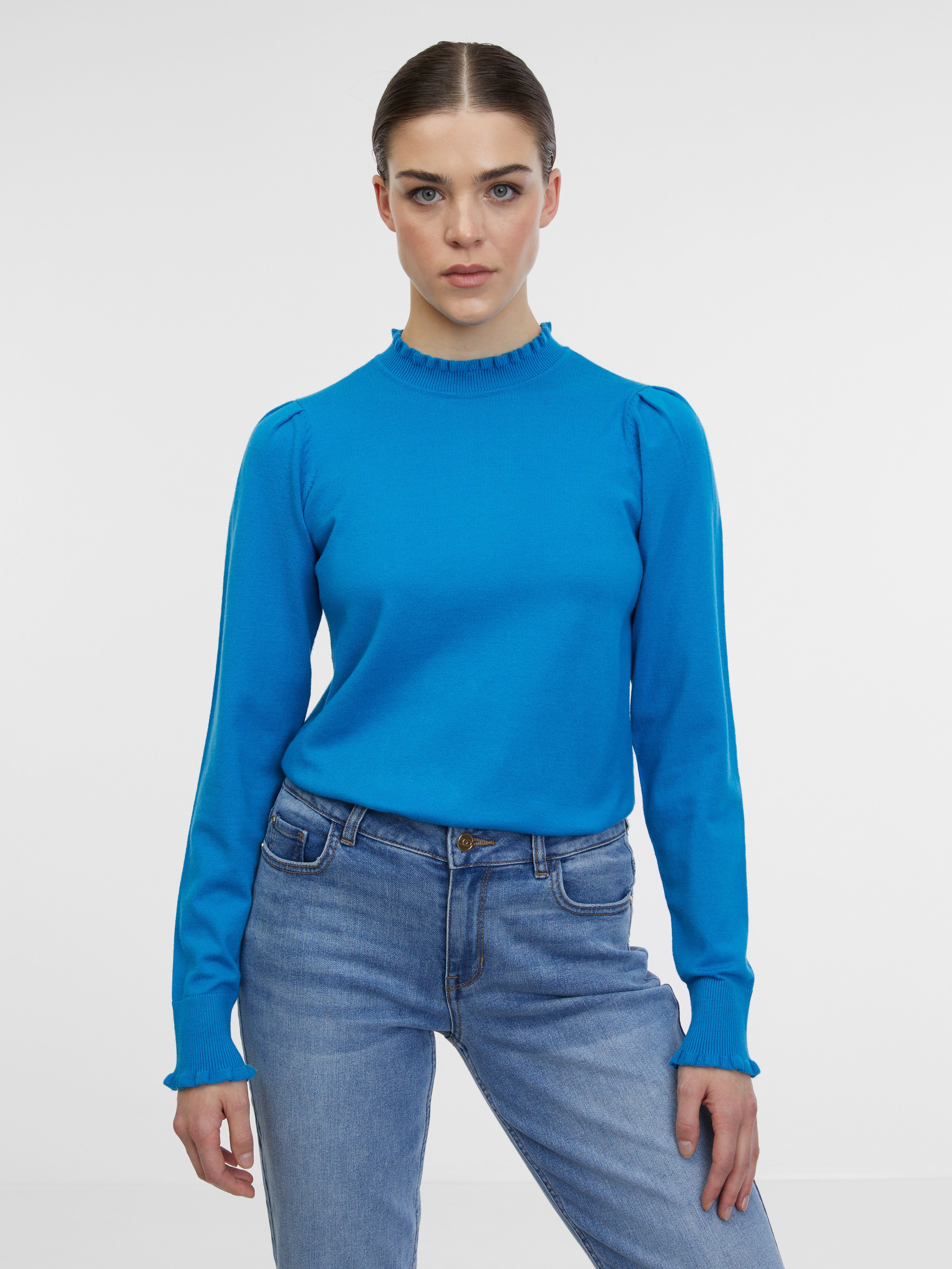 Modri ženski pulover ORSAY