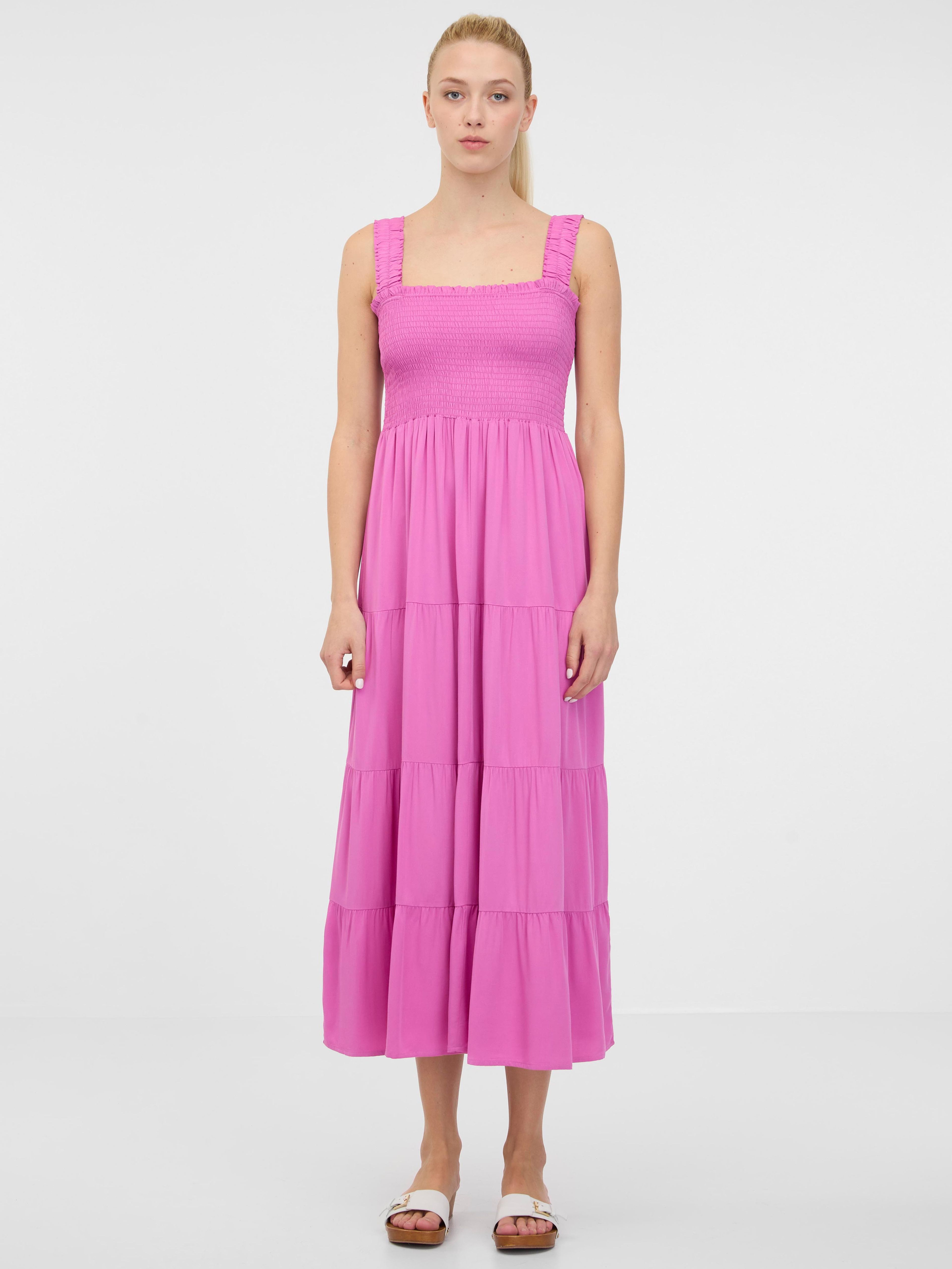 Rosa Damen Maxikleid ORSAY