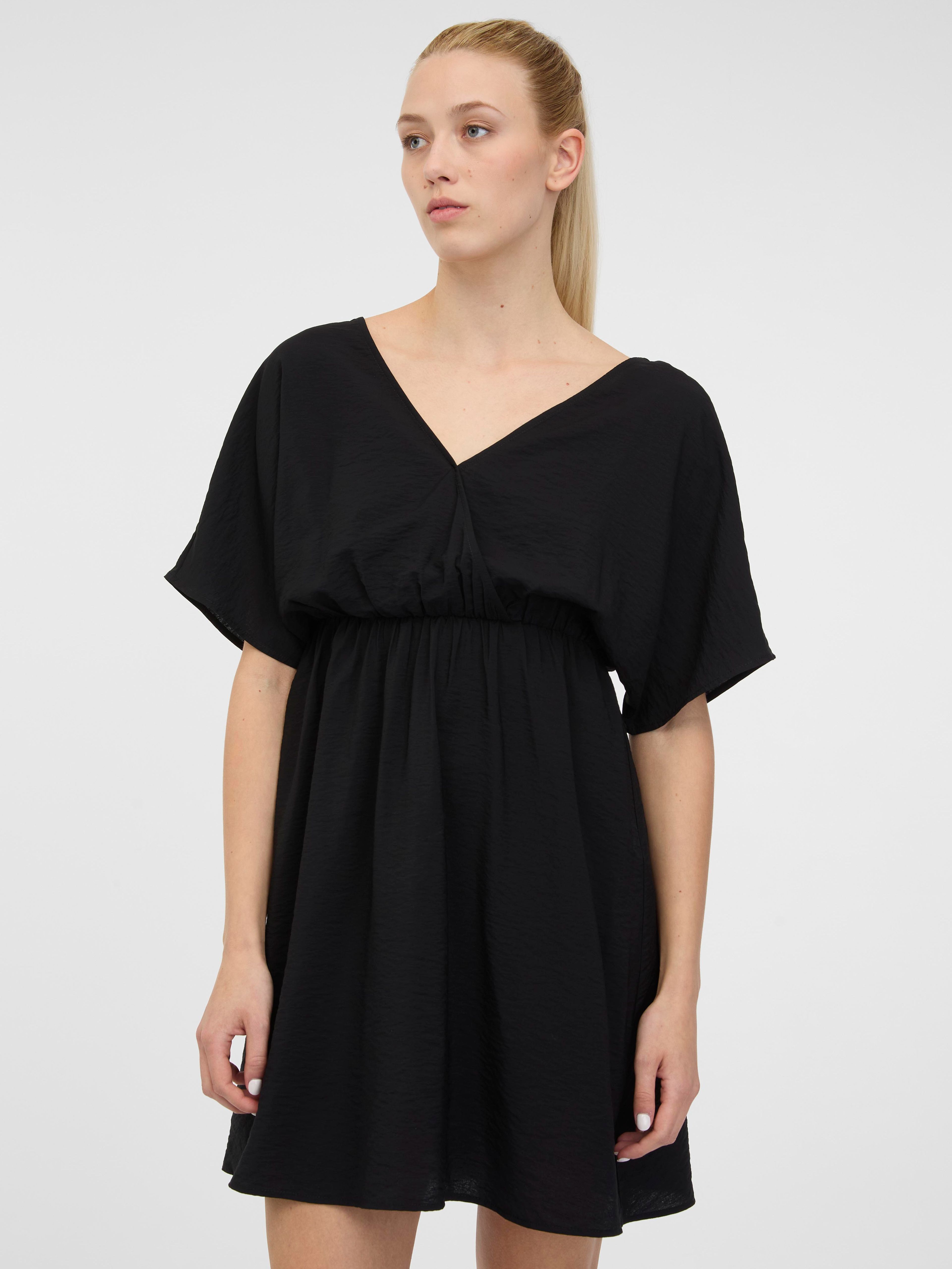 Čierne dámske krátke šaty ORSAY