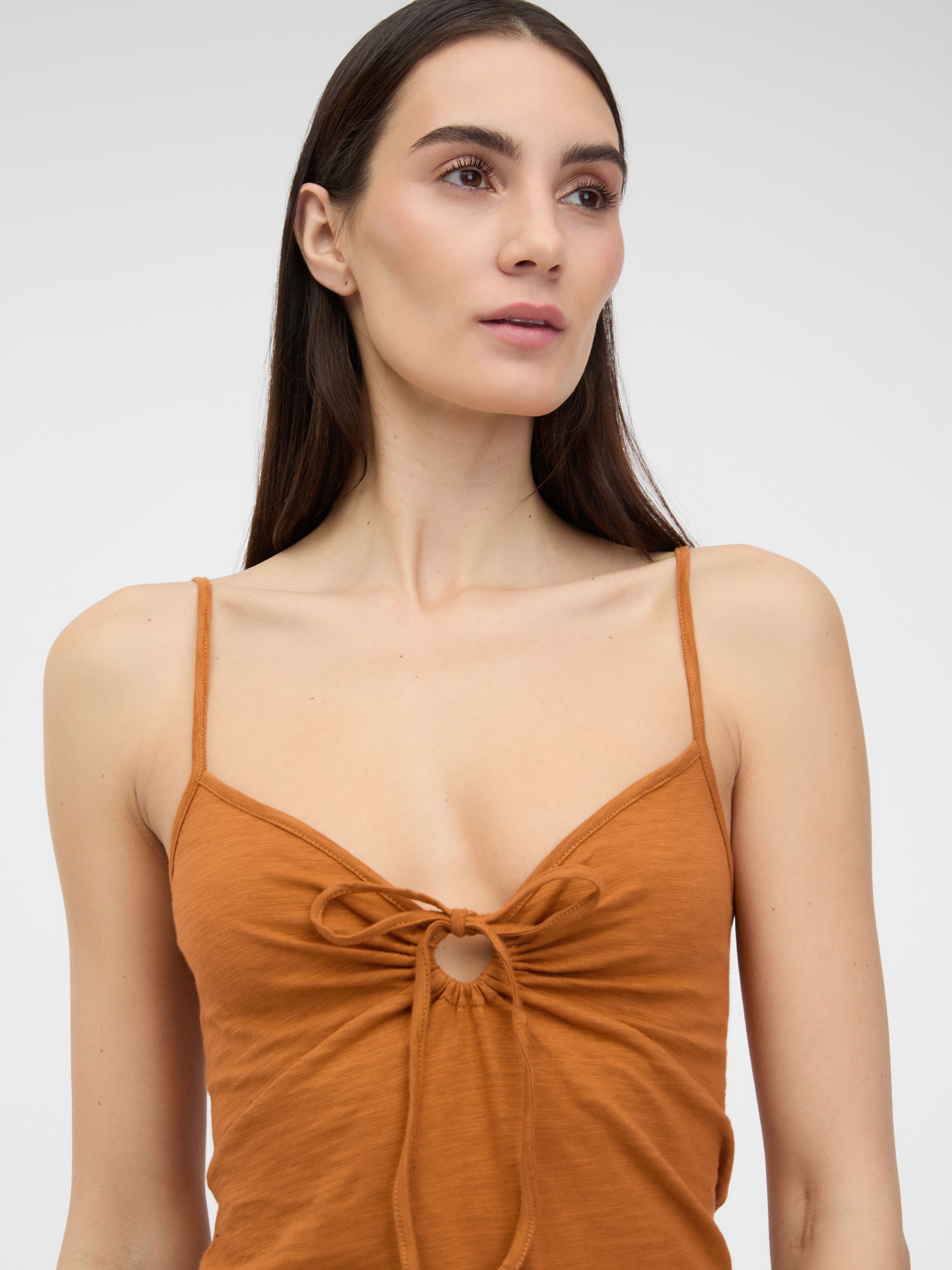 Braunes Damen-Top ORSAY | Orsay.de - Der offizielle E-Shop der Marke ...